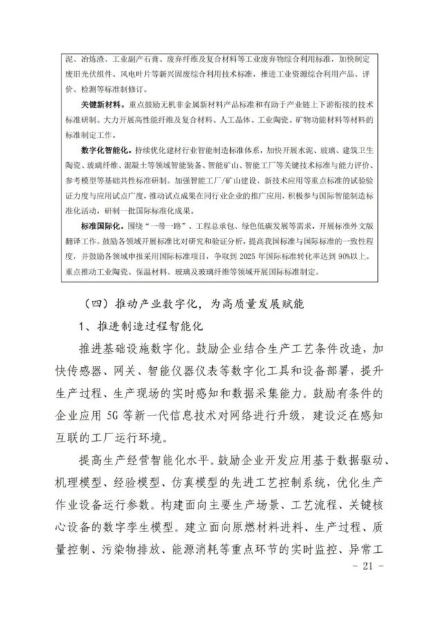 建材工业“十四五”发展实施意见发布(全文)(图21) 建材工业“十四五”发展实施意见发布(全文)(图21)