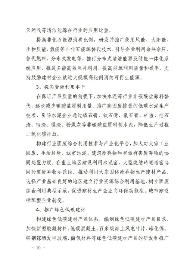 建材工业绿色低碳转型高质量发展对策(图10) 建材工业绿色低碳转型高质量发展对策(图10)