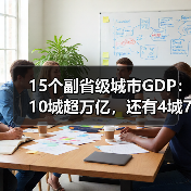 15个副省级城市GDP:10城超万亿,还有4城7千亿(图1) 15个副省级城市GDP:10城超万亿,还有4城7千亿(图1)