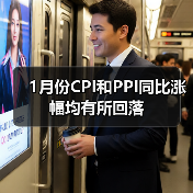 1月份CPI和PPI同比涨幅均有所回落(图2) 1月份CPI和PPI同比涨幅均有所回落(图2)