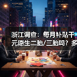 浙江调查：每月补贴千元愿生二胎/三胎吗？多地已出手。。。（图3）