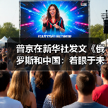 普京在新华社发文《俄罗斯和中国:着眼于未来的战略伙伴》(图2) 普京在新华社发文《俄罗斯和中国:着眼于未来的战略伙伴》(图2)