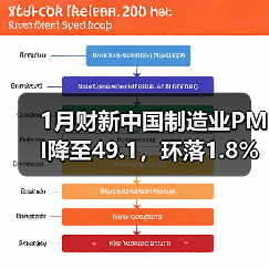 1月财新中国制造业PMI降至49.1,环落1.8%(图4) 1月财新中国制造业PMI降至49.1,环落1.8%(图4)