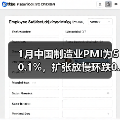 1月中国制造业PMI为50.1%，扩张放慢环跌0.2（图4）