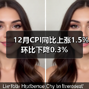 12月CPI同比上涨1.5% 环比下降0.3%（图1）