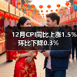 12月CPI同比上涨1.5% 环比下降0.3%（图3）