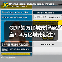 GDP超万亿城市增至24座！4万亿城市诞生！（图1）