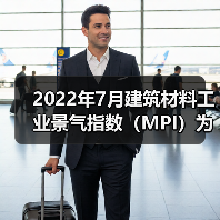 2022年7月建筑材料工业景气指数（MPI）为96.2点（图3）
