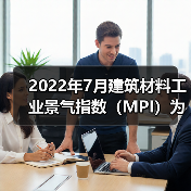 2022年7月建筑材料工业景气指数（MPI）为96.2点（图2）