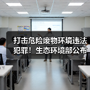 打击危险废物环境违法犯罪!生态环境部公布第三批生态环境执法典型案例(图1) 打击危险废物环境违法犯罪!生态环境部公布第三批生态环境执法典型案例(图1)