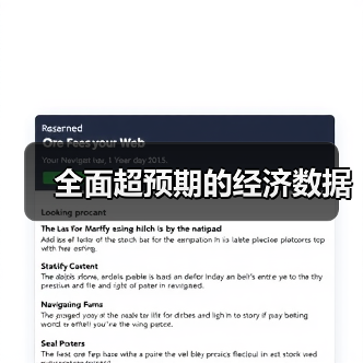 全面超预期的经济数据（图1）