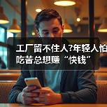 工厂留不住人?年轻人怕吃苦总想赚“快钱”（图4）