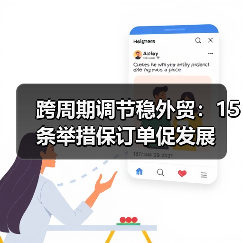 跨周期调节稳外贸:15条举措保订单促发展(图3) 跨周期调节稳外贸:15条举措保订单促发展(图3)