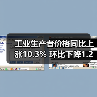 工业生产者价格同比上涨10.3% 环比下降1.2%（图2）