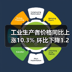 工业生产者价格同比上涨10.3% 环比下降1.2%（图1）