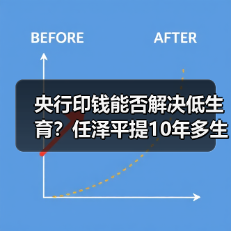 央行印钱能否解决低生育?任泽平提10年多生5000万方案(图1) 央行印钱能否解决低生育?任泽平提10年多生5000万方案(图1)