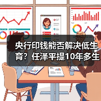 央行印钱能否解决低生育?任泽平提10年多生5000万方案(图4) 央行印钱能否解决低生育?任泽平提10年多生5000万方案(图4)