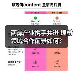 两岸产业携手共进 建材领域合作前景如何?(图3) 两岸产业携手共进 建材领域合作前景如何?(图3)