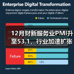 12月财新服务业PMI升至53.1,行业加速扩张背后的三大趋势(图1) 12月财新服务业PMI升至53.1,行业加速扩张背后的三大趋势(图1)