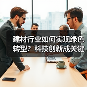 建材行业如何实现绿色转型?科技创新成关键(图3) 建材行业如何实现绿色转型?科技创新成关键(图3)
