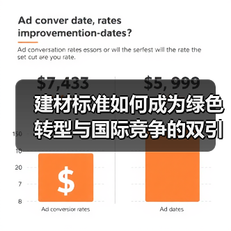 建材标准如何成为绿色转型与国际竞争的双引擎？（图1）