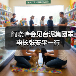 阎晓峰会见台泥集团董事长张安平一行（图1）