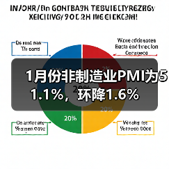 1月份非制造业PMI为51.1%，环降1.6%（图4）