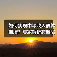如何实现中等收入群体倍增?专家解析跨越陷阱关键(图4) 如何实现中等收入群体倍增?专家解析跨越陷阱关键(图4)