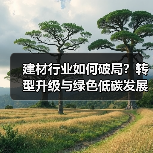 建材行业如何破局?转型升级与绿色低碳发展探讨(图1) 建材行业如何破局?转型升级与绿色低碳发展探讨(图1)