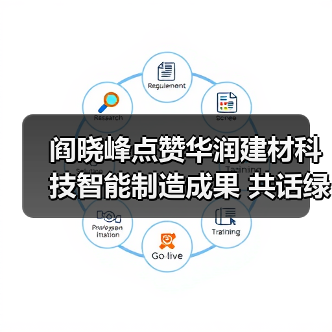 阎晓峰点赞华润建材科技智能制造成果 共话绿色建材发展新路径(图3) 阎晓峰点赞华润建材科技智能制造成果 共话绿色建材发展新路径(图3)