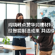 阎晓峰点赞华润建材科技智能制造成果 共话绿色建材发展新路径(图4) 阎晓峰点赞华润建材科技智能制造成果 共话绿色建材发展新路径(图4)