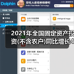 2021年全国固定资产投资(不含农户)同比增长4.9%（图1）