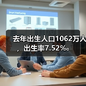 去年出生人口1062万人,出生率7.52‰(图4) 去年出生人口1062万人,出生率7.52‰(图4)