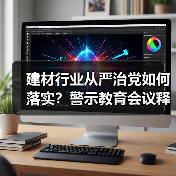 建材行业从严治党如何落实?警示教育会议释放廉政信号(图1) 建材行业从严治党如何落实?警示教育会议释放廉政信号(图1)