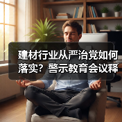 建材行业从严治党如何落实?警示教育会议释放廉政信号(图4) 建材行业从严治党如何落实?警示教育会议释放廉政信号(图4)