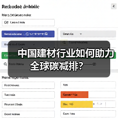 中国建材行业如何助力全球碳减排？（图4）
