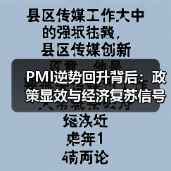 PMI逆势回升背后：政策显效与经济复苏信号（图3）