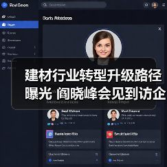 建材行业转型升级路径曝光 阎晓峰会见到访企业代表（图3）