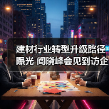 建材行业转型升级路径曝光 阎晓峰会见到访企业代表（图4）