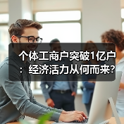 个体工商户突破1亿户:经济活力从何而来?(图1) 个体工商户突破1亿户:经济活力从何而来?(图1)