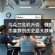 乌克兰危机升级,俄股市暴跌创历史最大跌幅(图1) 乌克兰危机升级,俄股市暴跌创历史最大跌幅(图1)