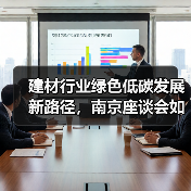 建材行业绿色低碳发展新路径,南京座谈会如何破局?(图1) 建材行业绿色低碳发展新路径,南京座谈会如何破局?(图1)