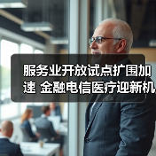 服务业开放试点扩围加速 金融电信医疗迎新机遇(图2) 服务业开放试点扩围加速 金融电信医疗迎新机遇(图2)