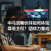 中乌战略伙伴如何体现尊重主权?团结力量成关键(图2) 中乌战略伙伴如何体现尊重主权?团结力量成关键(图2)