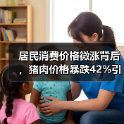 居民消费价格微涨背后，猪肉价格暴跌42%引关注（图1）