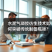 水泥气凝胶仿生技术如何突破传统制备瓶颈?(图1) 水泥气凝胶仿生技术如何突破传统制备瓶颈?(图1)