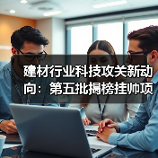 建材行业科技攻关新动向:第五批揭榜挂帅项目聚焦前沿领域(图4) 建材行业科技攻关新动向:第五批揭榜挂帅项目聚焦前沿领域(图4)