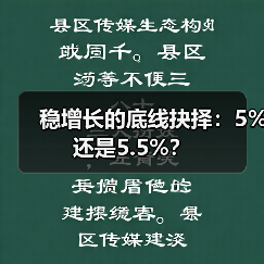 稳增长的底线抉择:5%还是5.5%?(图4) 稳增长的底线抉择:5%还是5.5%?(图4)