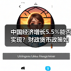 中国经济增长5.5%能否实现？财政货币政策如何发力？（图1）