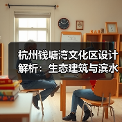 杭州钱塘湾文化区设计解析:生态建筑与滨水景观融合(图1) 杭州钱塘湾文化区设计解析:生态建筑与滨水景观融合(图1)